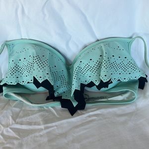 Pink victorias secret push up swim top